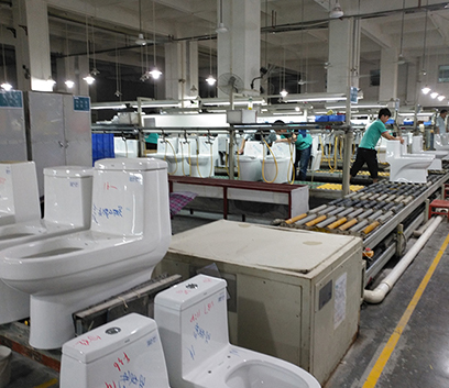 連體馬桶測(cè)漏試水線(xiàn)